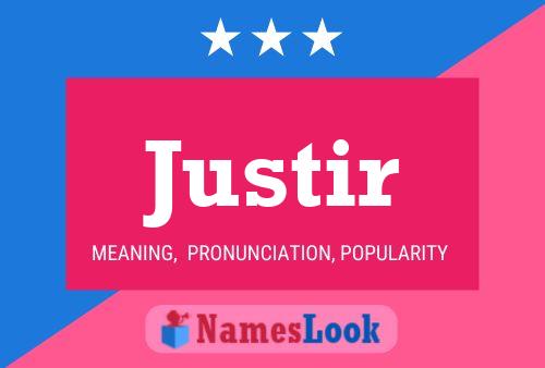 Justir Name Poster