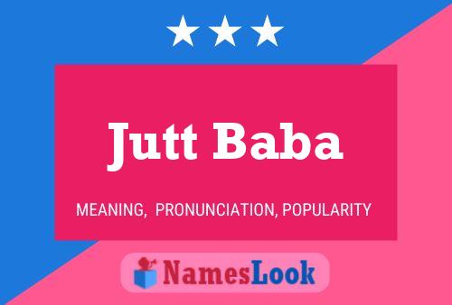 Jutt Baba Name Poster