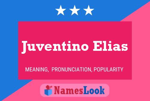 Juventino Elias Name Poster