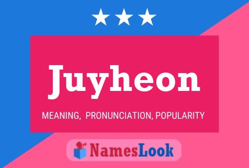 Juyheon Name Poster