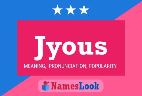 Jyous Name Poster