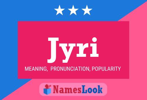 Jyri Name Poster