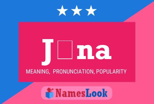 Jóna Name Poster