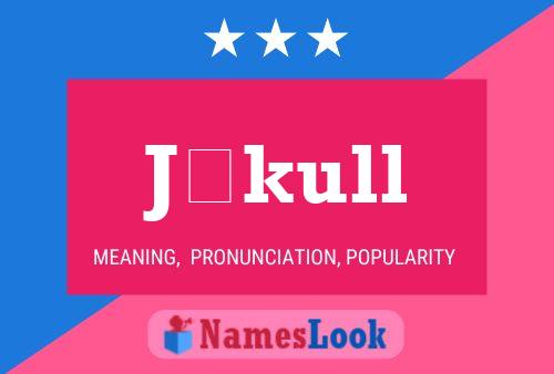 Jökull Name Poster