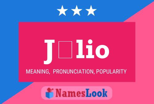 Júlio Name Poster