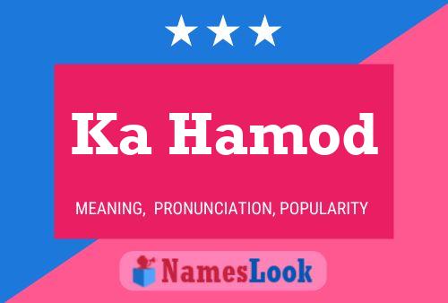 Ka Hamod Name Poster