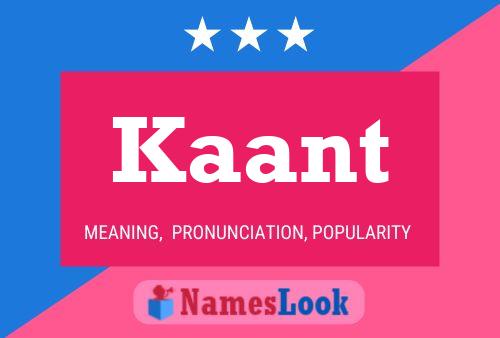 Kaant Name Poster