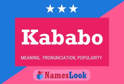 Kababo Name Poster