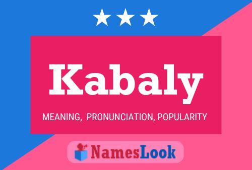 Kabaly Name Poster