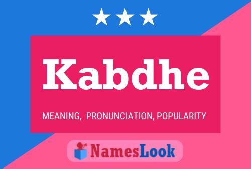 Kabdhe Name Poster