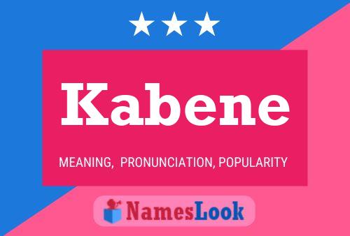 Kabene Name Poster