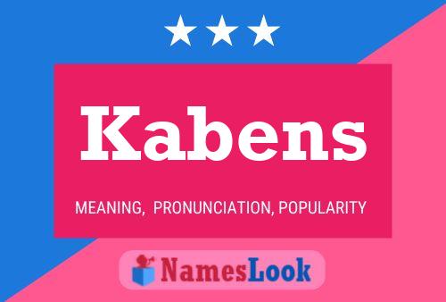 Kabens Name Poster