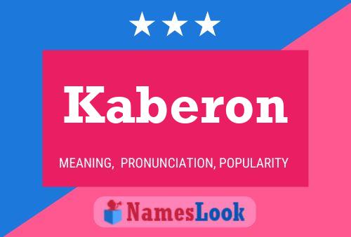 Kaberon Name Poster