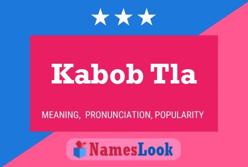 Kabob Tla Name Poster