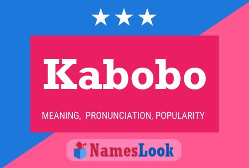 Kabobo Name Poster