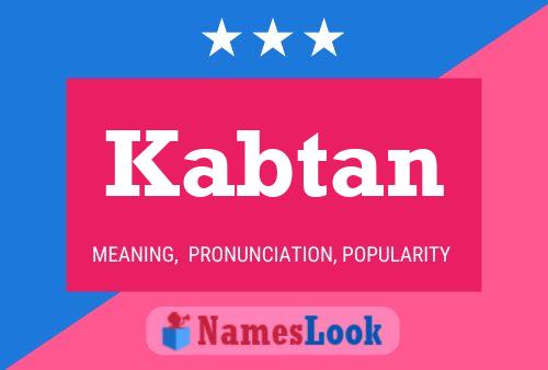 Kabtan Name Poster