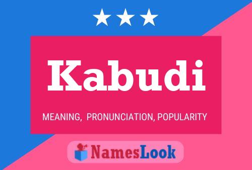 Kabudi Name Poster