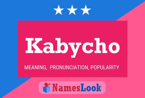 Kabycho Name Poster