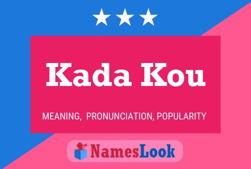 Kada Kou Name Poster