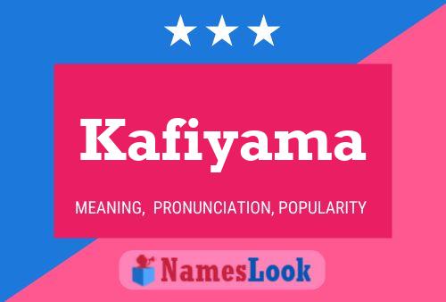 Kafiyama Name Poster