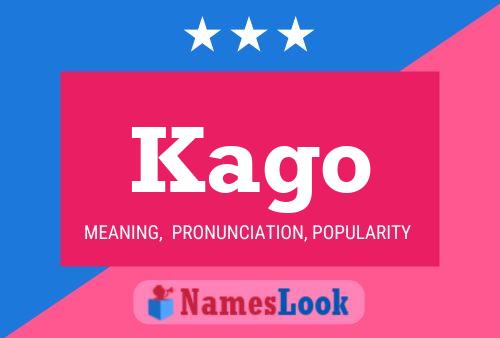 Kago Name Poster