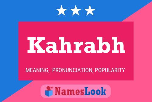 Kahrabh Name Poster