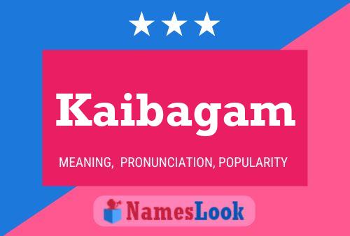 Kaibagam Name Poster