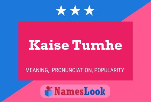 Kaise Tumhe Name Poster