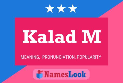 Kalad M Name Poster