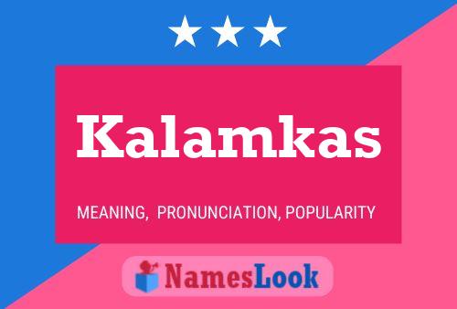 Kalamkas Name Poster