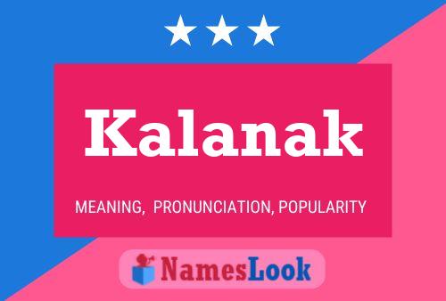 Kalanak Name Poster