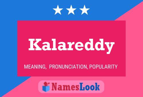 Kalareddy Name Poster