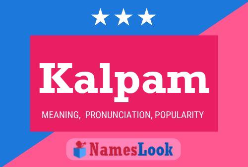 Kalpam Name Poster