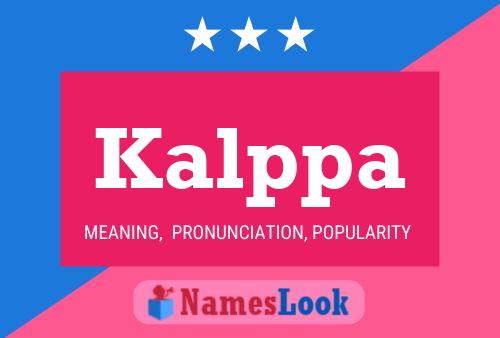 Kalppa Name Poster