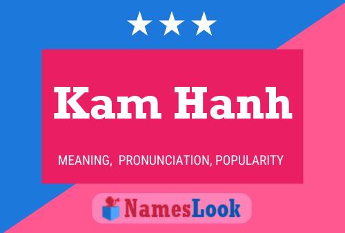 Kam Hanh Name Poster