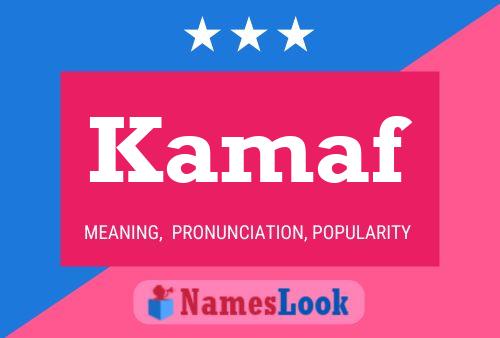 Kamaf Name Poster