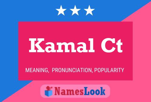 Kamal Ct Name Poster