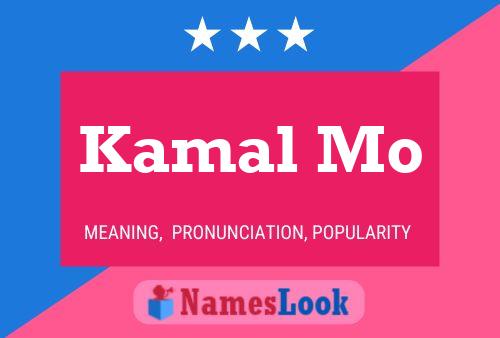 Kamal Mo Name Poster