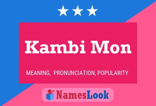 Kambi Mon Name Poster