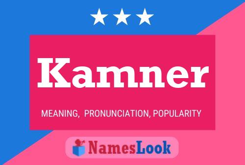 Kamner Name Poster