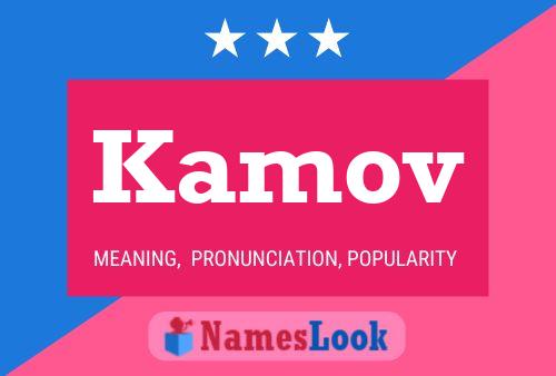 Kamov Name Poster