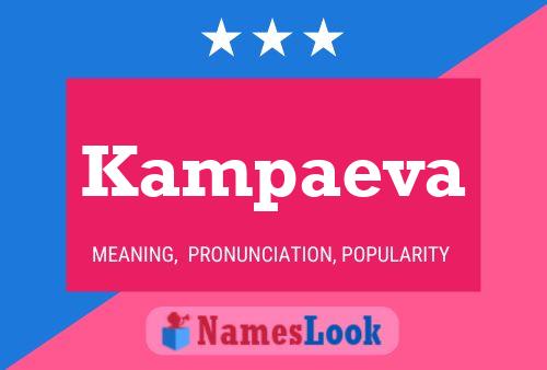 Kampaeva Name Poster