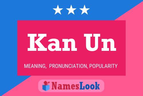 Kan Un Name Poster