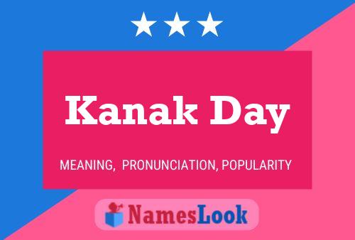 Kanak Day Name Poster