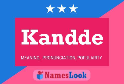 Kandde Name Poster