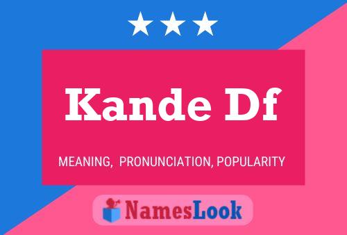 Kande Df Name Poster