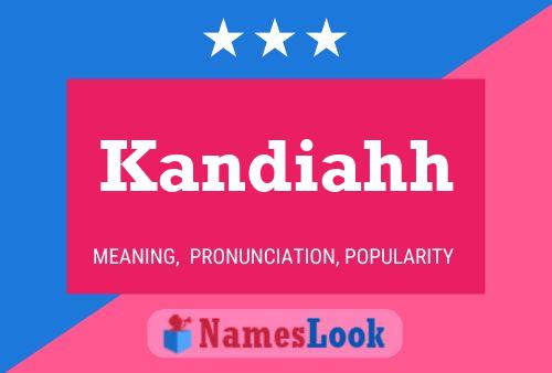 Kandiahh Name Poster