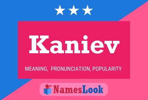 Kaniev Name Poster