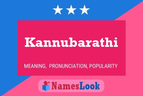 Kannubarathi Name Poster