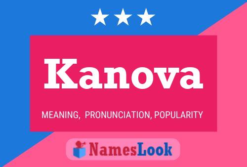 Kanova Name Poster